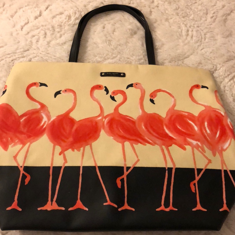 Kate Spade flamingo handbag